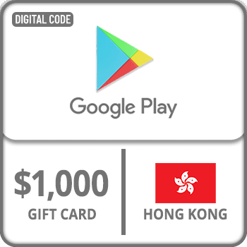 Google Play Gift Card Hong Kong $1000 product image