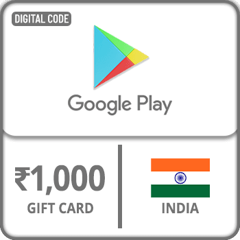 Google Play Gift Card India ₹1000 product image