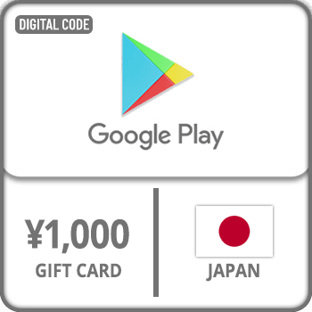 Google Play Gift Card Japan ¥1000 product image