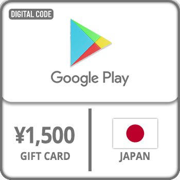 Google Play Gift Card Japan ¥1500 product image