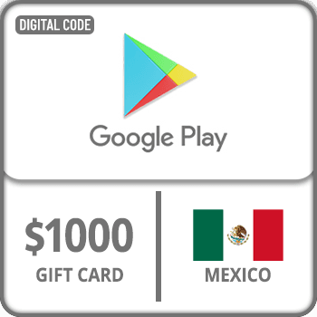 Google Play Gift Card Mexico $1000 product image