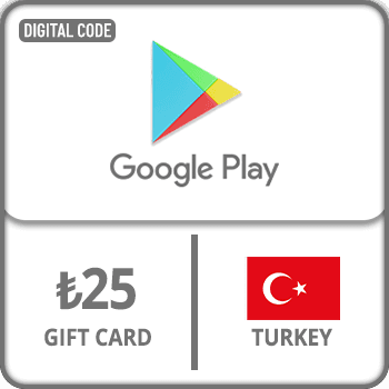 Google Play Gift Card Turkey ₺25 product image