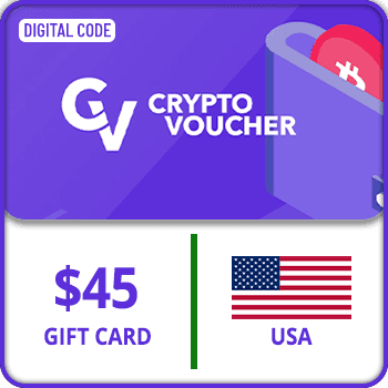 CryptoVoucher.io USA $45 Gift Card product image