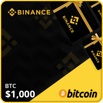 Binance Gift Card (BTC) $1000 product image