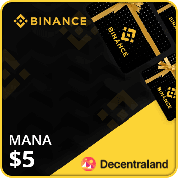 Binance Gift Card (MANA) $5 product image