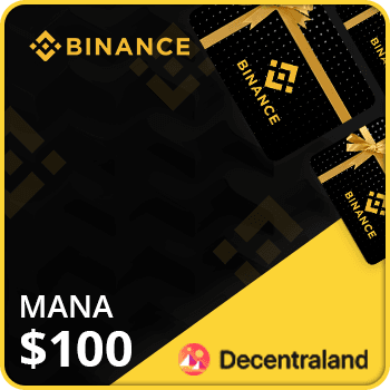 Binance Gift Card (MANA) $100 product image