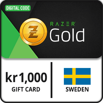 Razer Gold Sweden kr1000 product image