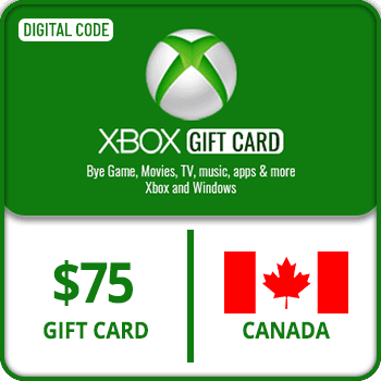 Xbox Gift Card Canada $75 product image
