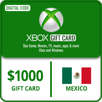 Xbox Gift Card Mexico $1000 product image