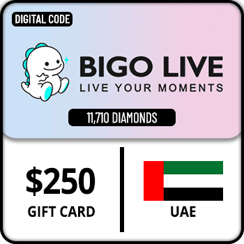 Bigo Live Gift Card 11710 Diamonds UAE $250 product image