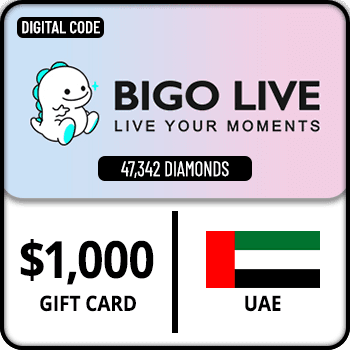 Bigo Live Gift Card 47342 Diamonds UAE $1000 product image