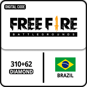 Free Fire Gift Card Brazil 310+62 Diamond product image