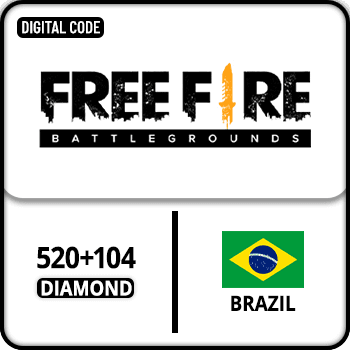 Free Fire Gift Card Brazil 520+104 Diamond product image