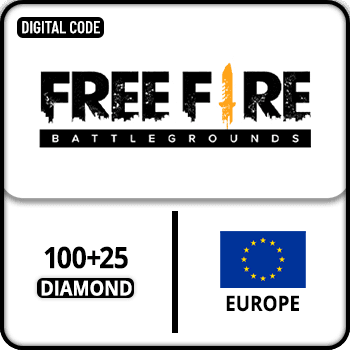 Free Fire Gift Card Europe 100+25 Diamond product image