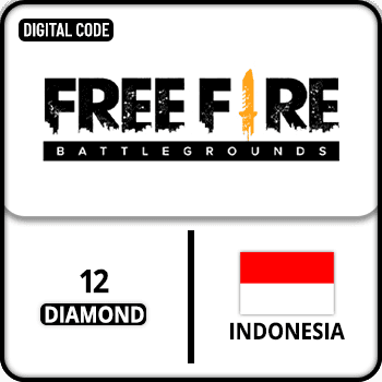 Free Fire Gift Card Indonesia 12 Diamond product image