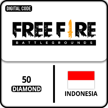 Free Fire Gift Card Indonesia 50 Diamond product image