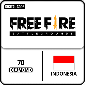 Free Fire Gift Card Indonesia 70 Diamond product image