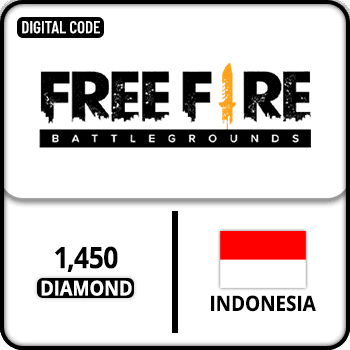 Free Fire Gift Card Indonesia 1450 Diamond product image