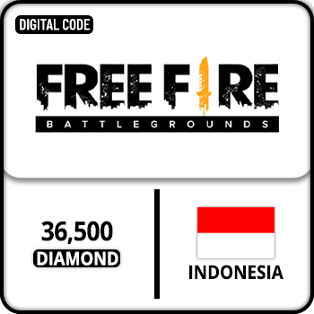 Free Fire Gift Card Indonesia 36500 Diamond product image
