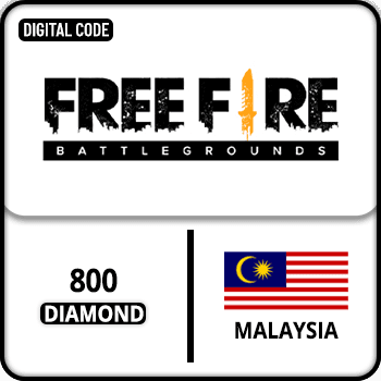 Free Fire Gift Card Malaysia 800 Diamond product image