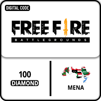 Free Fire Gift Card MENA 100 Diamond product image
