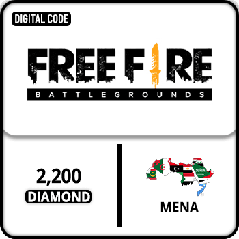 Free Fire Gift Card MENA 2200 Diamond product image
