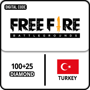 Free Fire Gift Card Turkey 100+25 Diamond product image