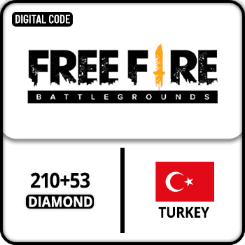Free Fire Gift Card Turkey 210+53 Diamond product image