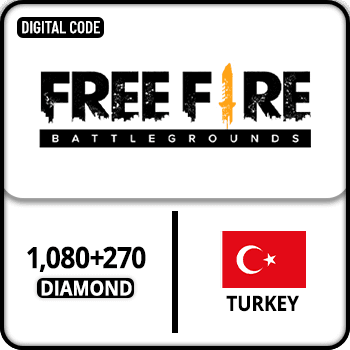 Free Fire Gift Card Turkey 1080+270 Diamond product image