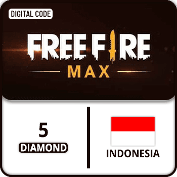 Free Fire Max Gift Card Indonesia 5 Diamond product image