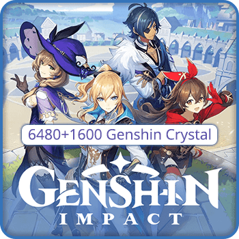 Genshin Impact Mobile 6480+1600 Crystals product image