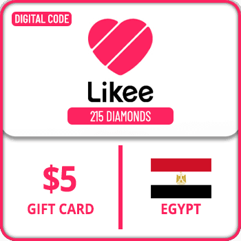 Likee Gift Card Egypt 215 Diamonds $5 product image