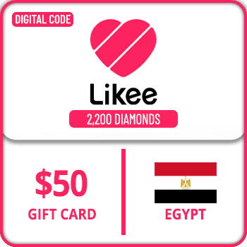 Likee Gift Card Egypt 2200 Diamonds $50 product image
