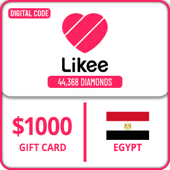 Likee Gift Card Egypt 44368 Diamonds $1000 product image