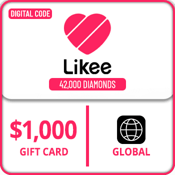 Likee Gift Card Global 42000 Diamonds $1000 product image