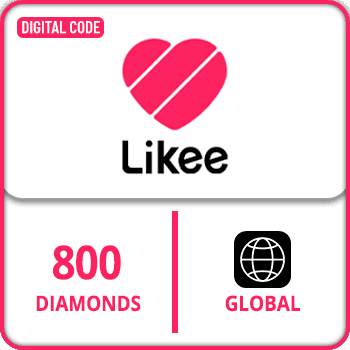 Likee Gift Card Global 800 Diamonds product image