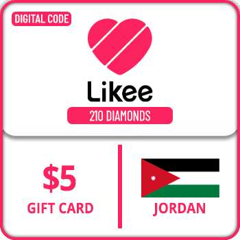 Likee Gift Card Jordan 210 Diamonds $5 product image