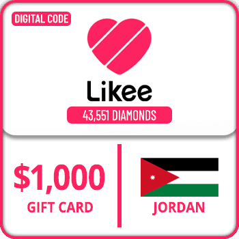 Likee Gift Card Jordan 43551 Diamonds $1000 product image