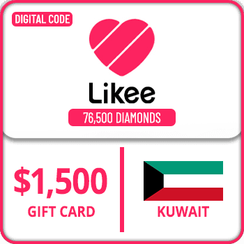 Likee Gift Card Kuwait 76500 Diamonds $1500 product image