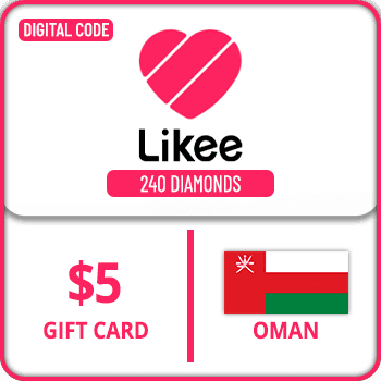 Likee Gift Card Oman 240 Diamonds $5 product image