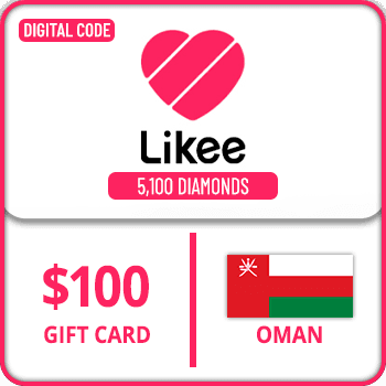 Likee Gift Card Oman 5100 Diamonds $100 product image
