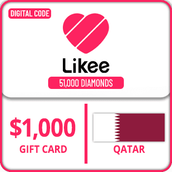 Likee Gift Card Qatar 51000 Diamonds $1000