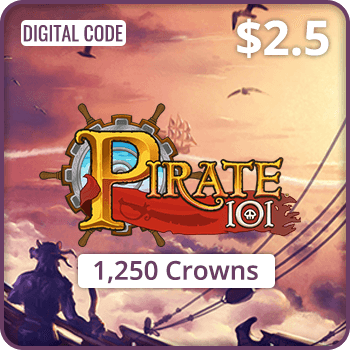 Pirate 101 Gift Card 1250 Crowns $2.5 product image