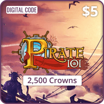 Pirate 101 Gift Card 2500 Crowns $5 product image