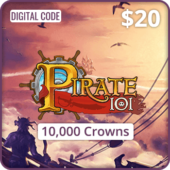 Pirate 101 Gift Card 10000 Crowns $20 product image