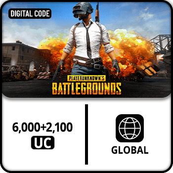 PUBG Mobile 6000+2100 UC product image