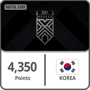 Riot Access Gift Card Korea 4350 Points product image