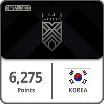 Riot Access Gift Card Korea 6275 Points product image