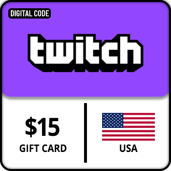 Twitch Gift Card USA $15 product image