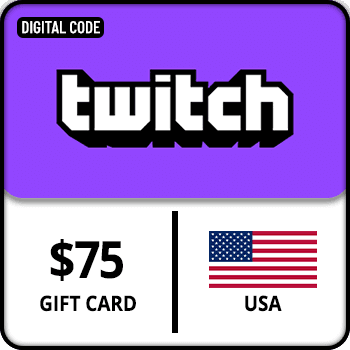 Twitch Gift Card USA $75 product image